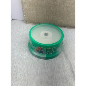 Memorex‎ CD-RW 25 Pack 700MB 80 Min 4x Rewritable Blank Media Spindle New Sealed